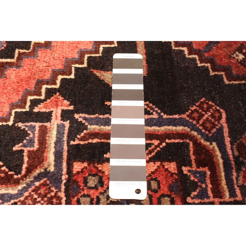 ECARPETGALLERY Hand-knotted Andelz Dark Brown Wool Rug - 4'0 x 7'0