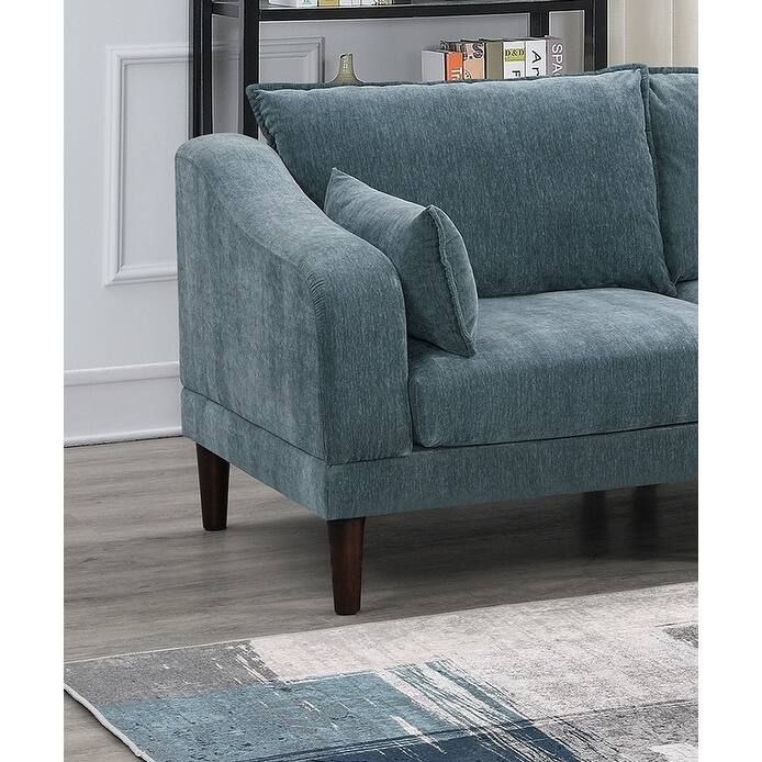5pcs Modular Sectional Set, 2 One Arm Chairs, 2 Armless Chairs, 1 Ottoman, Gray Fabric, 93x33x31 inches, 200 lbs
