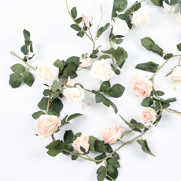 FloralGoods Artificial Australian Rose Vine 71" Long