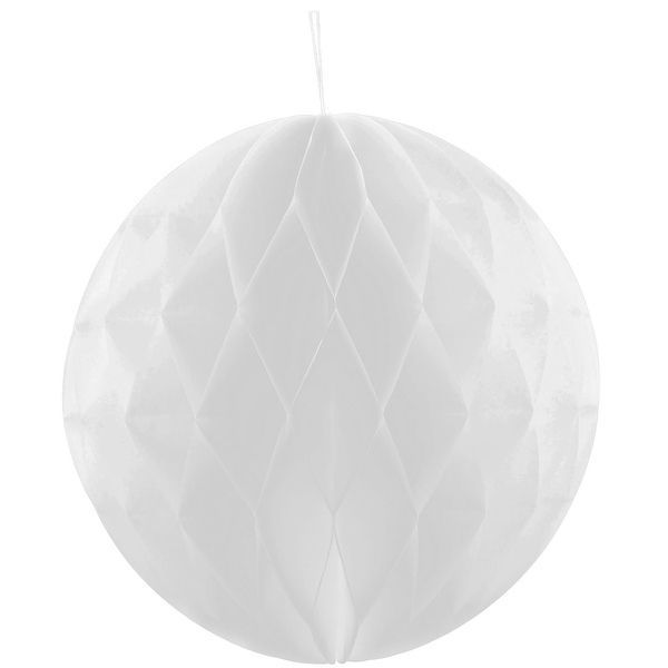 White paper deals ball hanging decoration