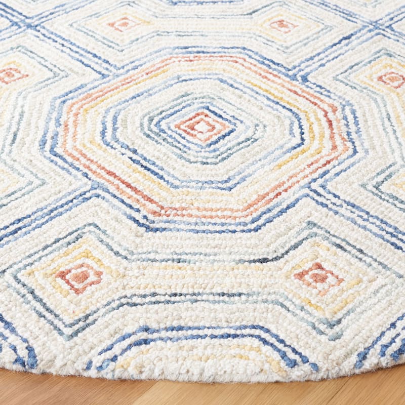 SAFAVIEH, Handmade Aspen Eudoxie Bohemian & Eclectic Tribal Wool