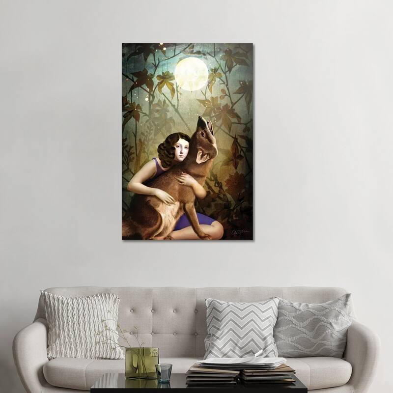 iCanvas "The Moon II" by Catrin Welz-Stein Canvas Print - 48x32x1.5