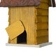 preview thumbnail 35 of 48, Glitzhome 12"H Retro Distressed Painted Solid Wood Cottage Birdhouse