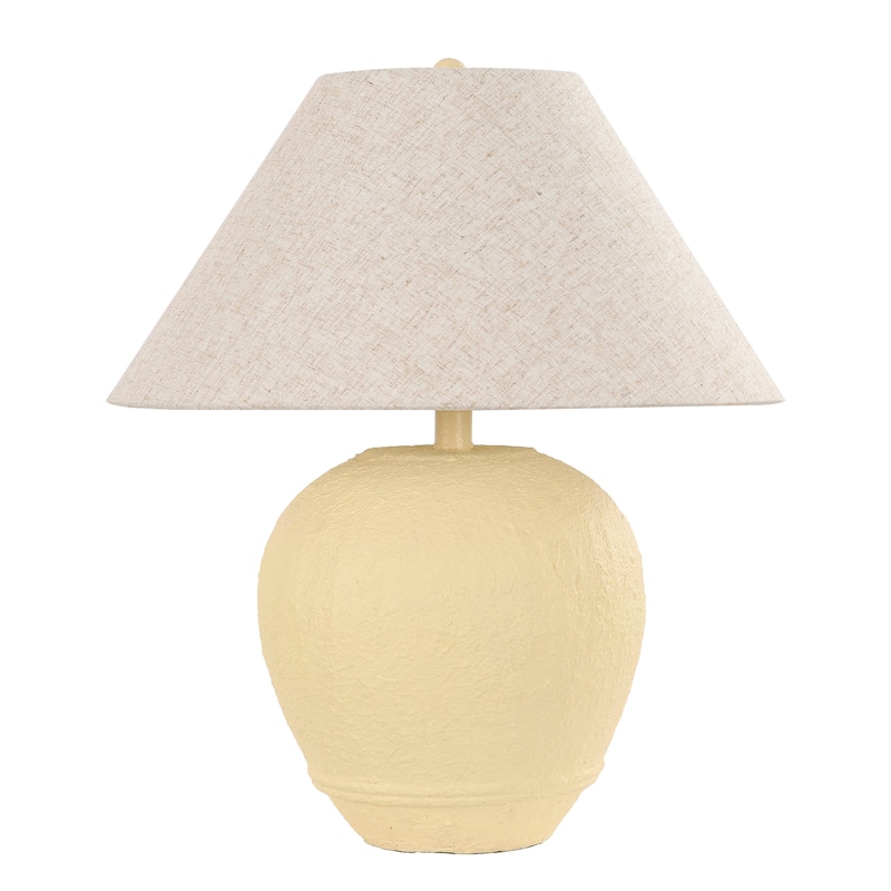 Global Accent Ceramic Table Lamp with Linen Shade