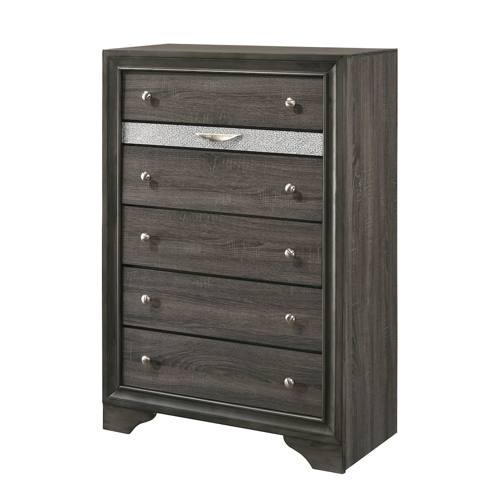 Tuxedo Grey 6-drawer Chest