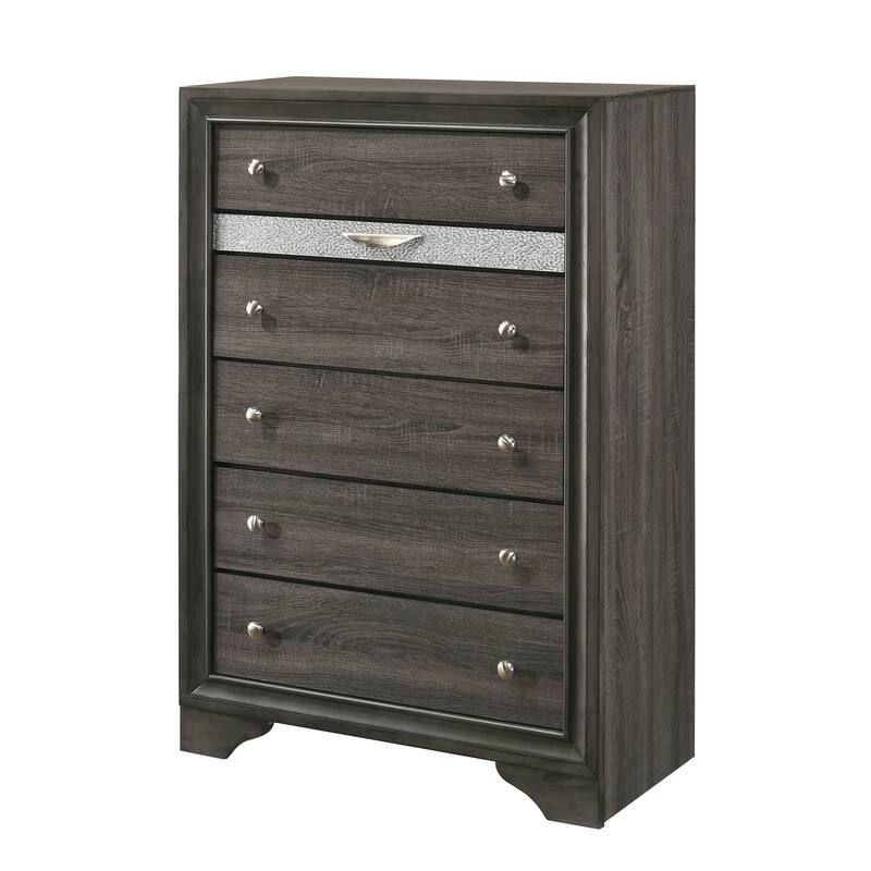 Tuxedo Grey 6-drawer Chest