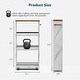preview thumbnail 2 of 3, Kitchen Carts on Wheels with Storage - 5.9"D x 15.7"W x 32.9"H