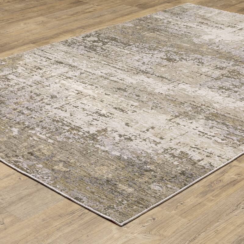 Style Haven Nelson Industrial Abstract Beige/ Grey Indoor Area Rug