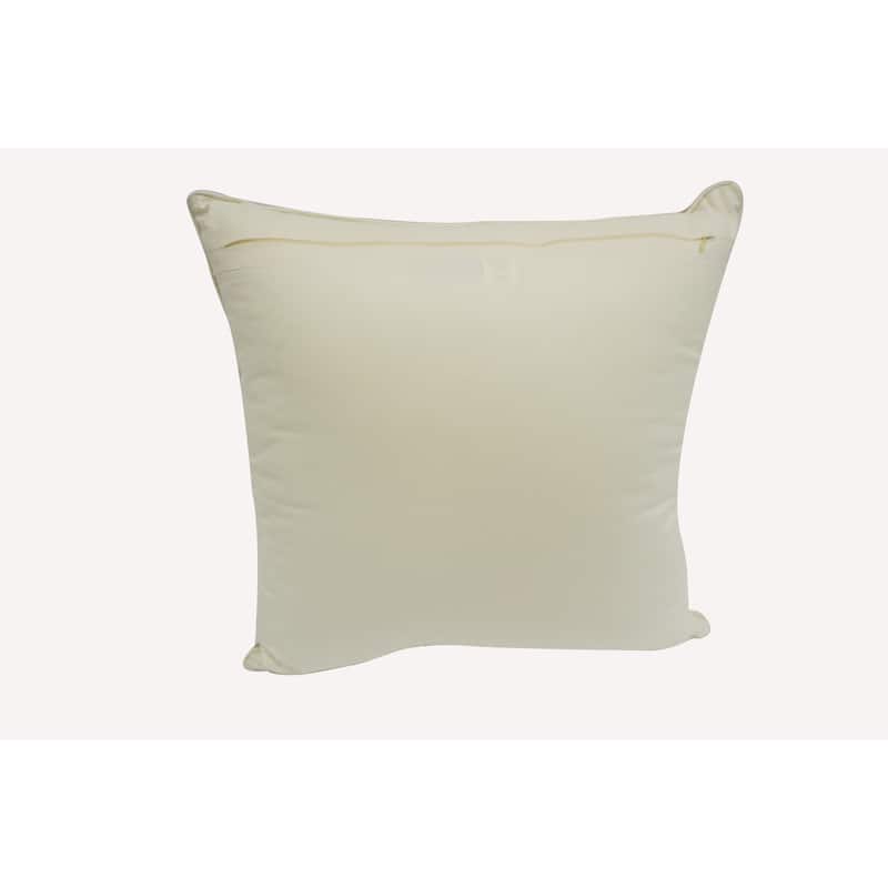 Home&Manor Vermont Vintage Raw Silk Pillow 18"