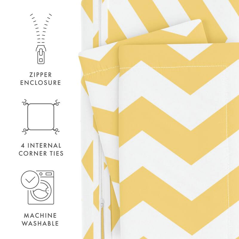 Simply Soft Oversized Arrow Pattern 3 Piece Duvet Cover Set