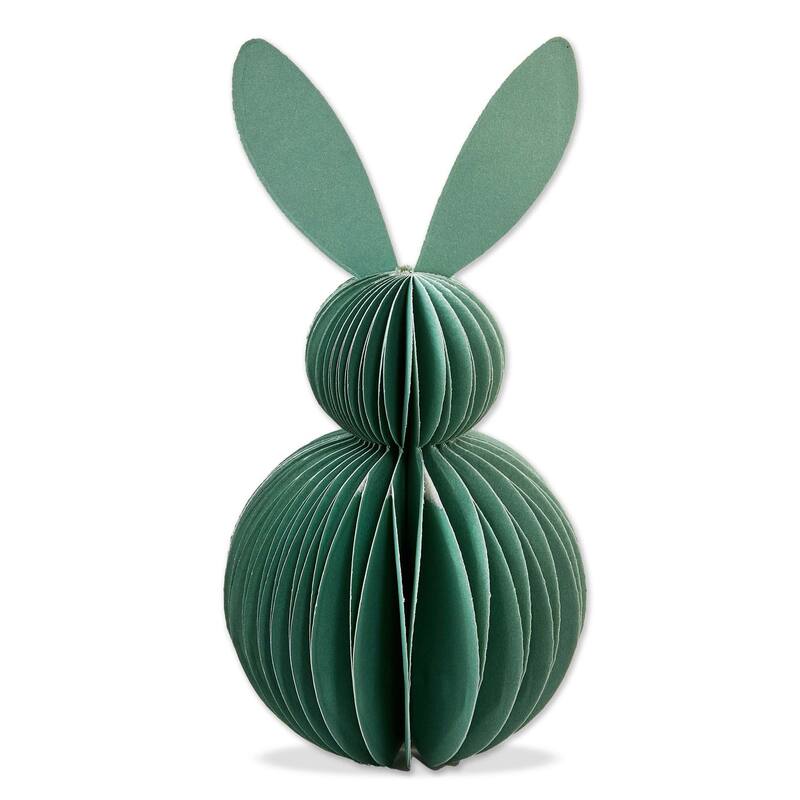 Bunny Paper Decor Small Seafoam Easter Tabletop Mantel Decorations 6.25 in