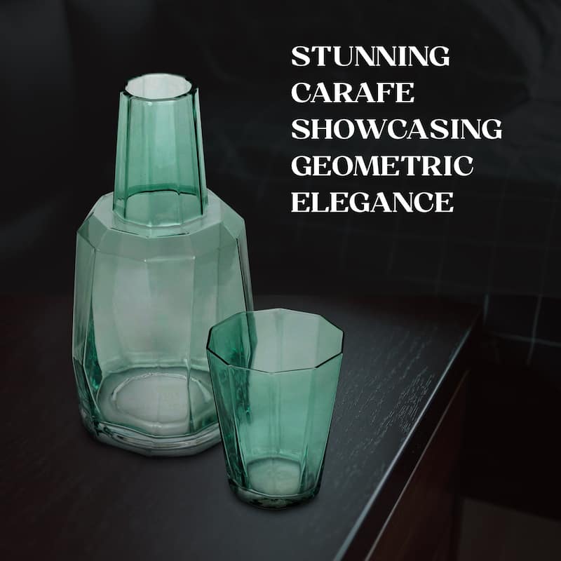 Bruno Magli 2 piece Geo Carafe Set - 37.2 oz