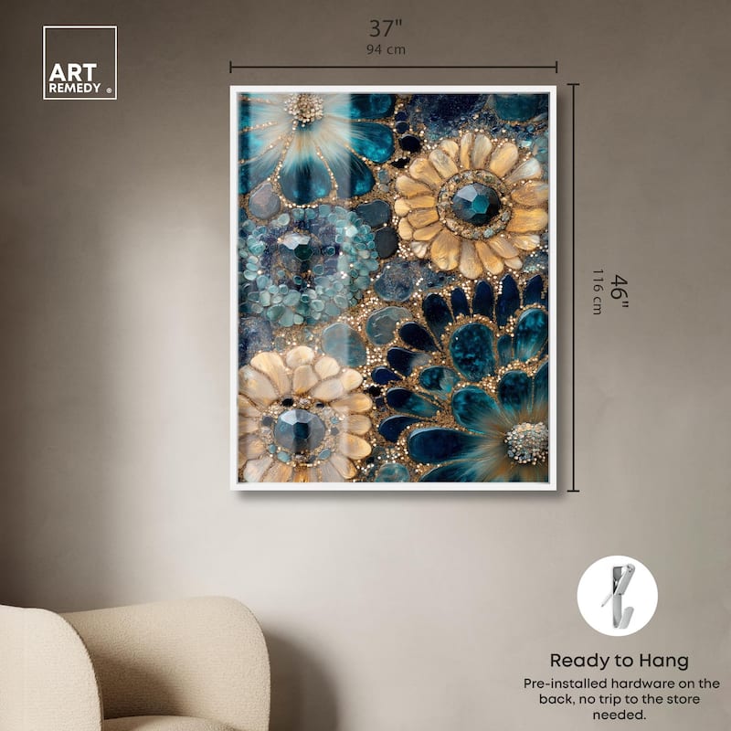 Opulent Geode III Shadowbox by Art Remedy