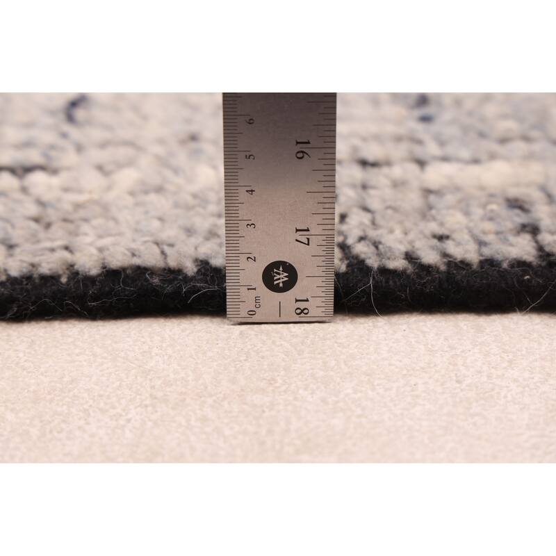ECARPETGALLERY Hand-knotted Looma Grey Wool Rug - 8'3 x 10'2
