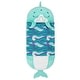 preview thumbnail 1 of 4, Happy Nappers: Pillow & Sleepy Sack: Medium - Dolphin Disco - 54 x 20",3+ Dolphin Disco
