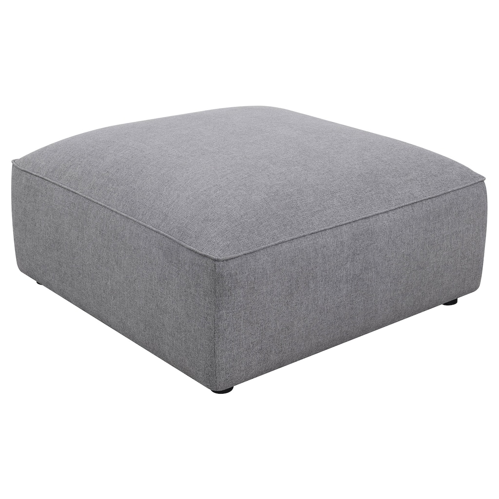 Modern Square Upholstered Ottoman for Living Room Bedroom