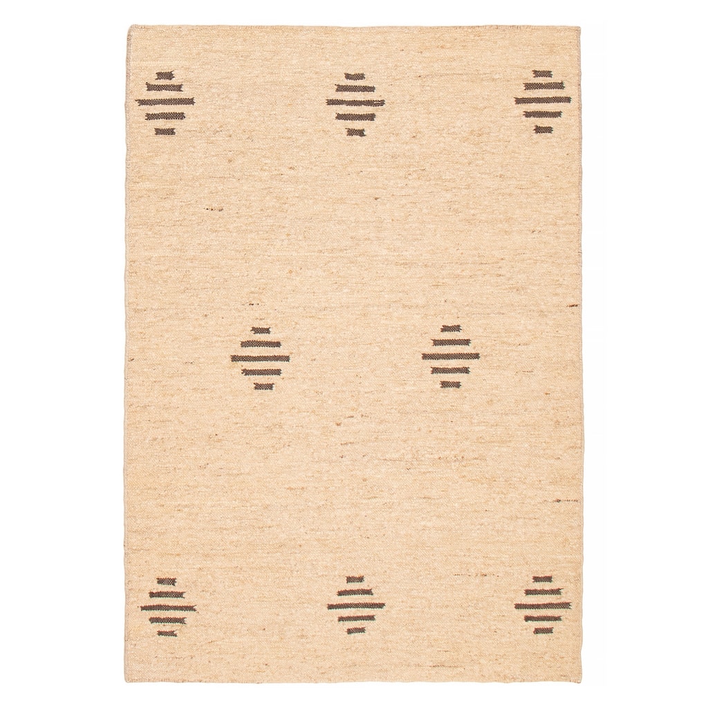 Marrakech Beige Kilim 5'2" x 7'6" - 5'2 x 7'6