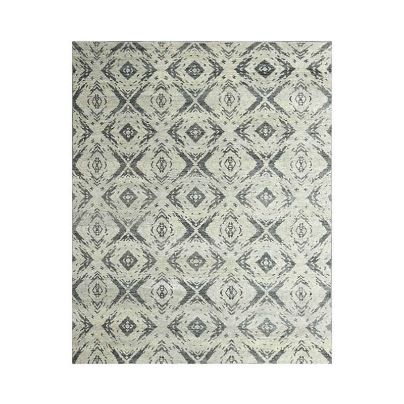 Hand Knotted Turkish Oushak Gray 100% Wool Modern Oriental Area Rug