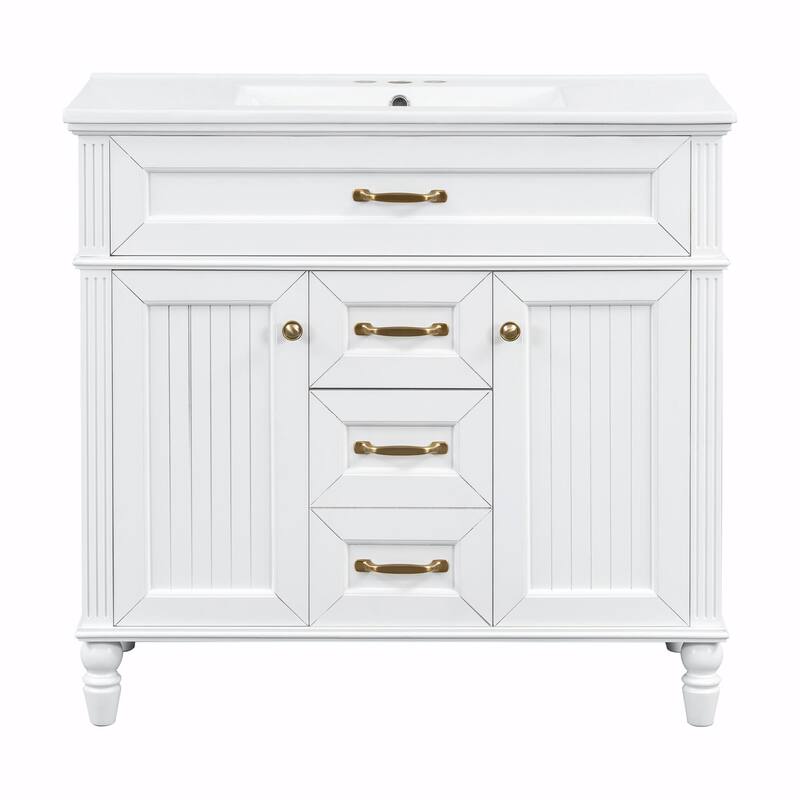 36" Bathroom Vanity with Sink Combo
