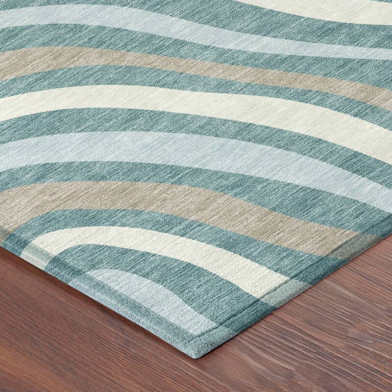 Machine Washable Indoor/ Outdoor Traditional Mimi Chantille Rug