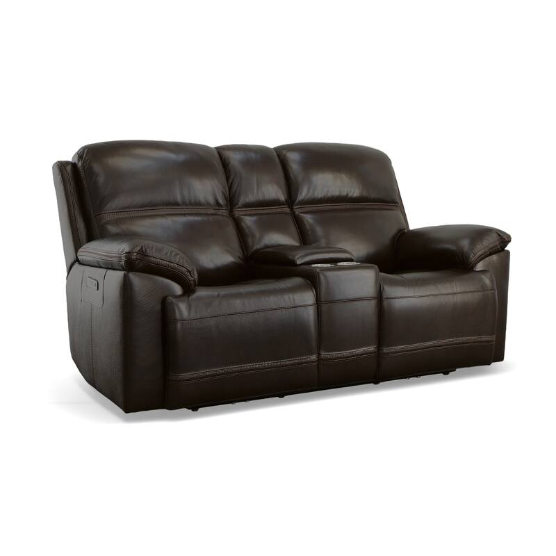Jackson Zero-Gravity Power Reclining Loveseat with Console & Power Headrests by Flexsteel - 78" x 42" x 41"