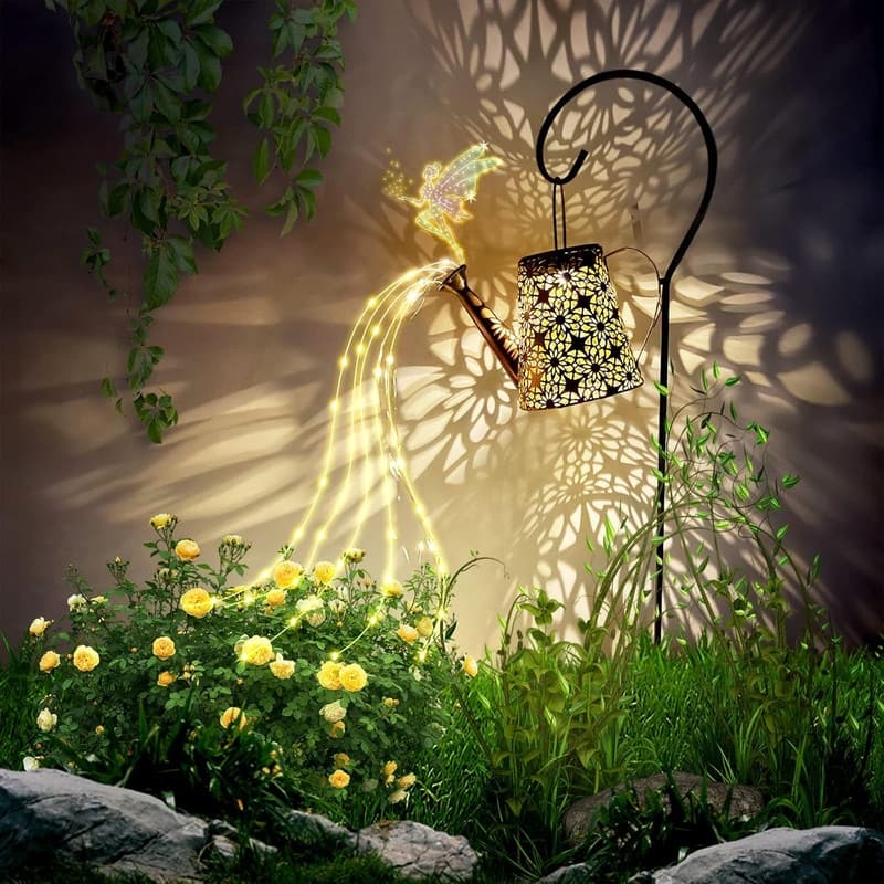Outdoor Solar Watering Can Light, Waterproof Watering - Watering Can