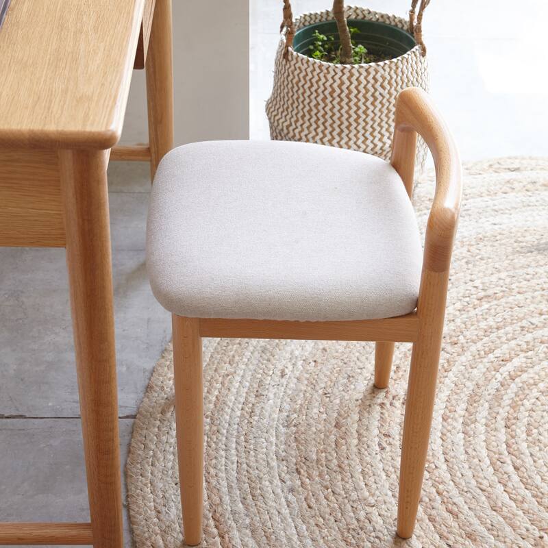 Christopher Knight Home - Natural Beech Solid Wood Make-up Stool Bed Bench