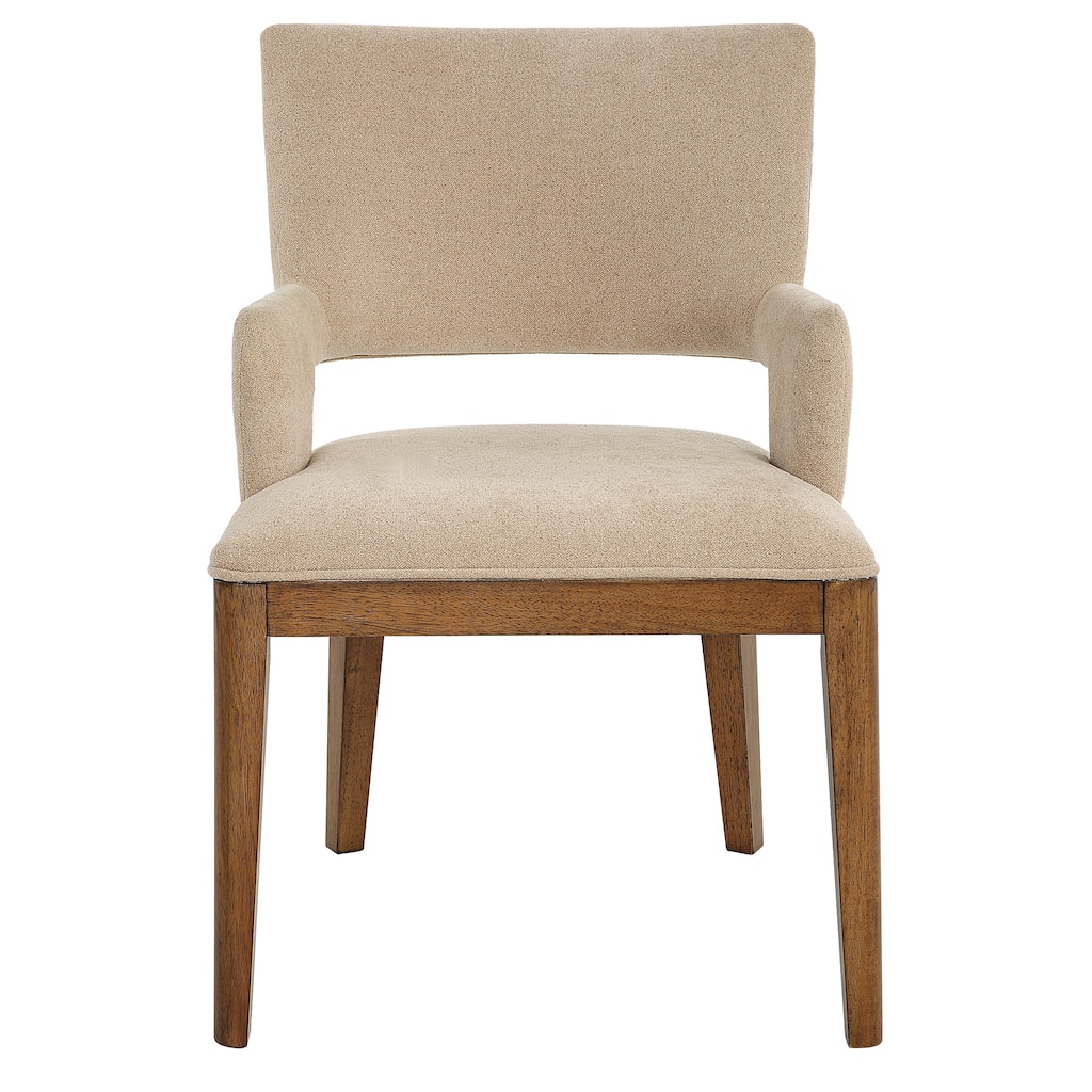 Uttermost Aspect Mid-Century Dining Chair - 23"W x 35.5"H x 27"D