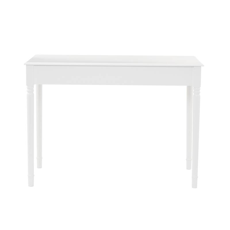 SEI Furniture Waterfront 2-drawer White Writing Desk