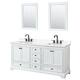 Option White / Giotto Quartz Top / Matte Black Hardware
