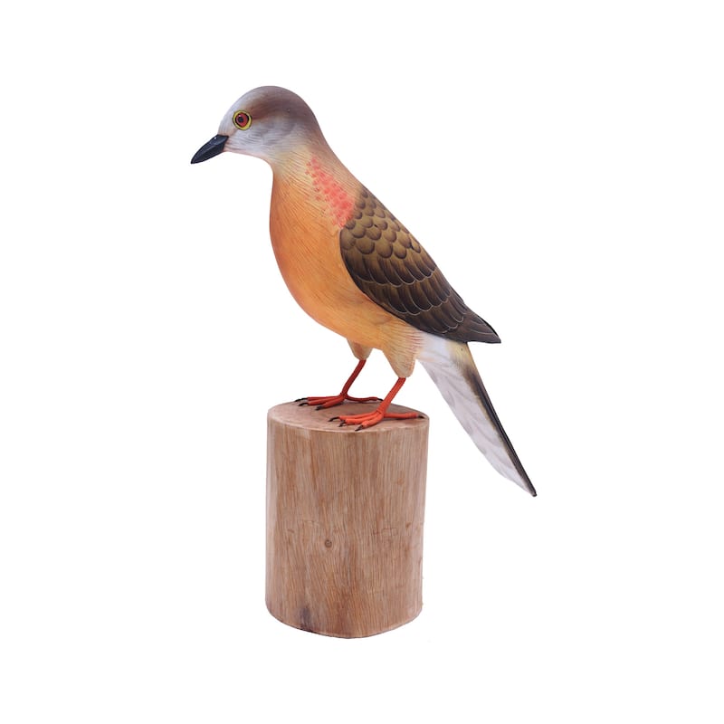 Novica Handmade Passenger Pigeon Wood Statuette