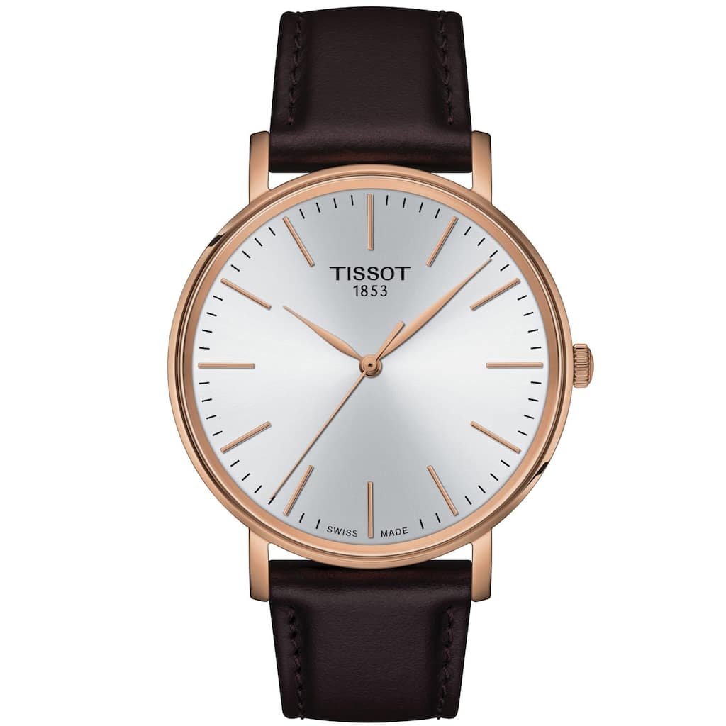 Tissot Men's Everytime Silver Dial Watch - T1434103601100 - One Size