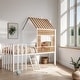 preview thumbnail 37 of 46, Playhouse Design Twin Size House Bed Kids Bed White