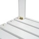 preview thumbnail 7 of 18, Twin High Loft Bed with Ladder landing Platform and Guardrails, White