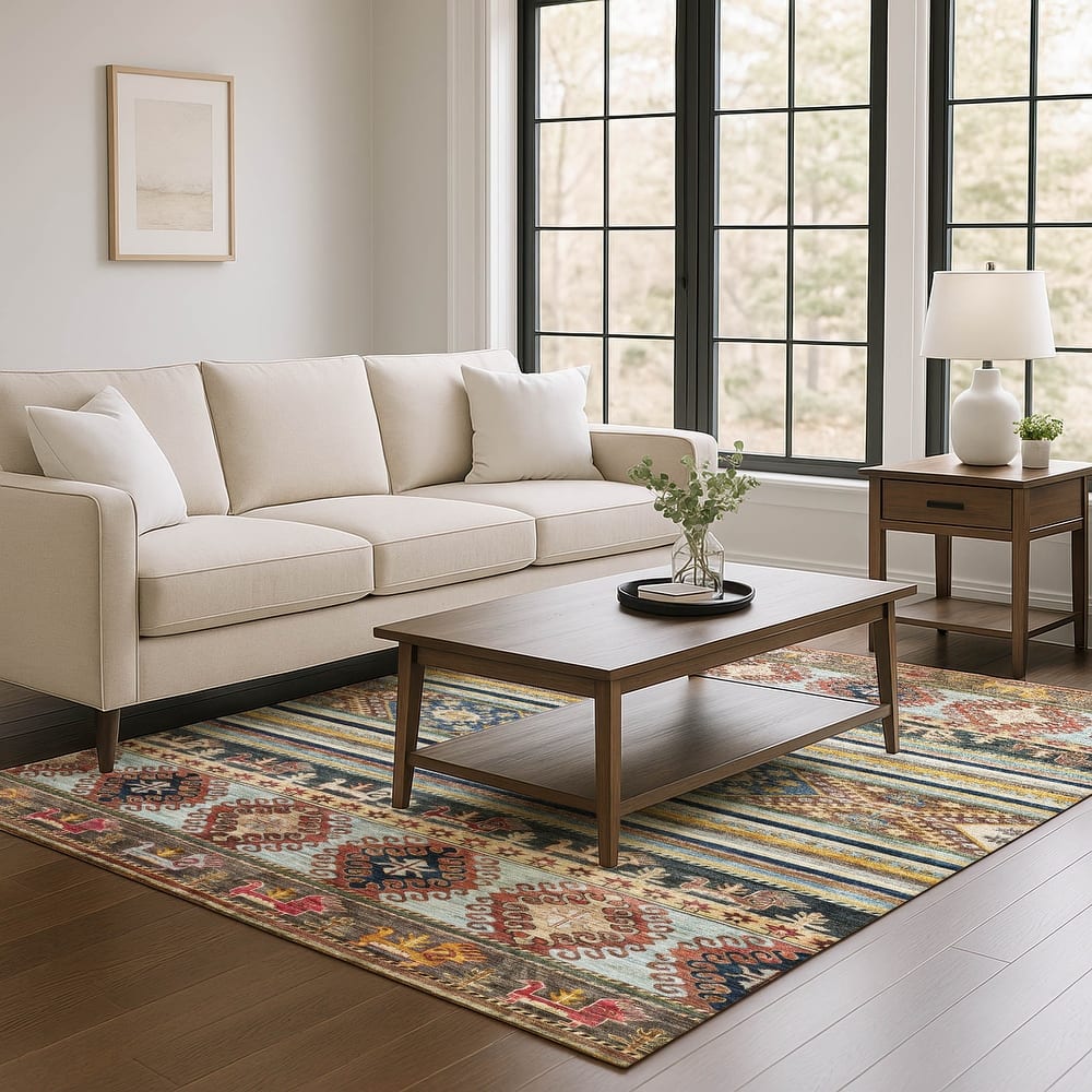 Premium Washable Super Soft Boho Global Mayfield Rug