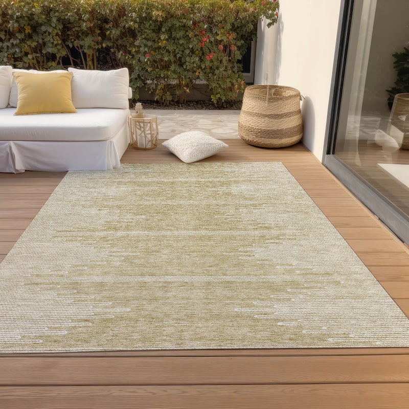 Machine Washable Indoor/ Outdoor Moroccan Boho Rug