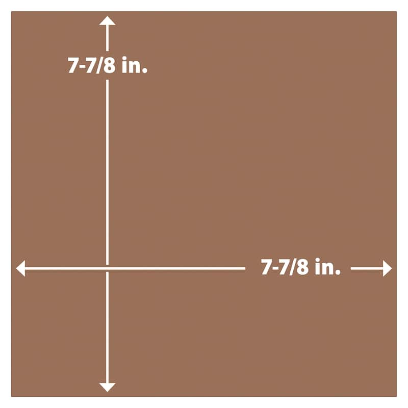 Merola Tile Monocolor Teja 7-7/8" x 7-7/8" Ceramic Floor and Wall Tile