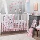 preview thumbnail 5 of 3, Bedtime Originals Blossom Pink/Gray Pom Pom Musical Baby Crib Mobile Soother Toy