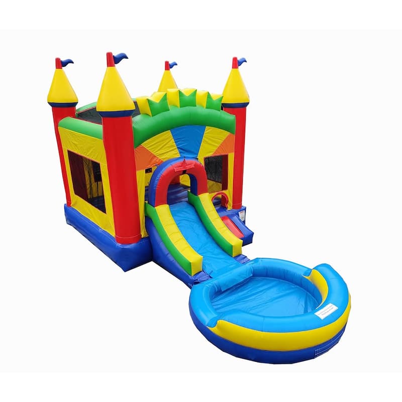 Jingo Jump Simi-Commercial Castle Combo - 26'L X 13'W X 15'H