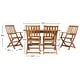 preview thumbnail 5 of 31, SAFAVIEH Hikaru 6-Chair 1-Table Extendable Patio Dining Set