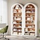 preview thumbnail 11 of 21, 78.7" Tall Modern Arched Bookcase