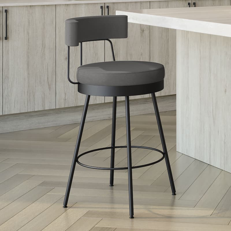 Amisco Urbana Swivel Counter and Bar Stool