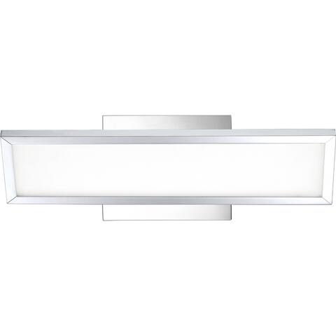 Platinum LED Bath Fixture Flash Polished Chrome - Exact Size