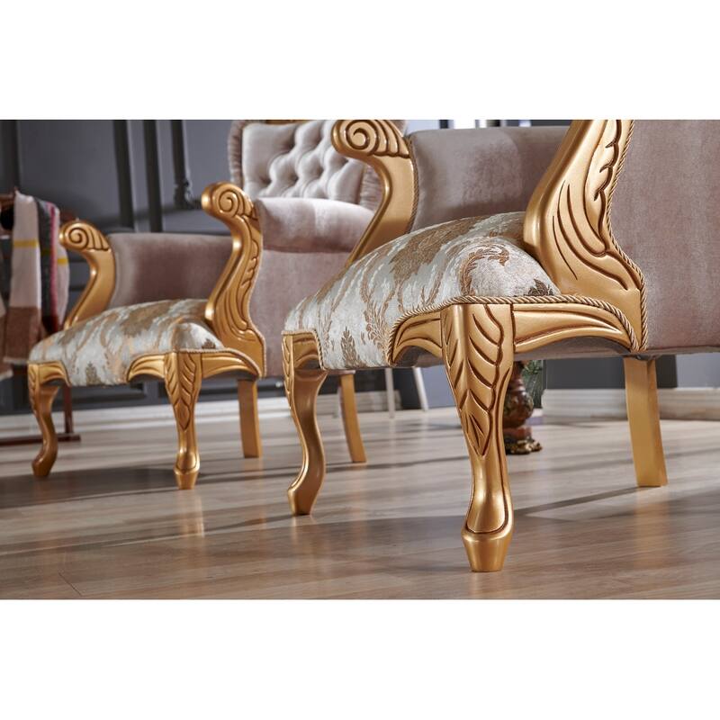 Bellagio 2 Pieces Living Room Sets 1 Sofa 1 Chair
