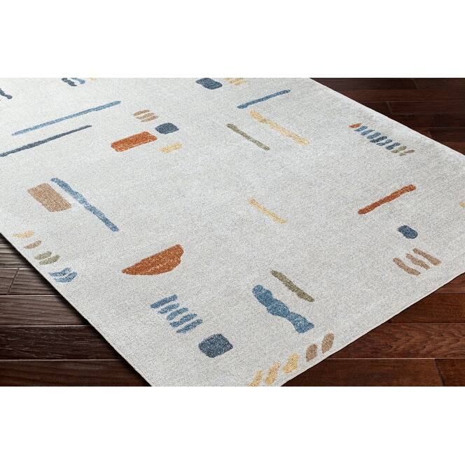 Livabliss Lillian Machine Washable Modern Whimsy Area Rug