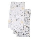preview thumbnail 1 of 7, Bedtime Originals Little Star Celestial Cotton Muslin Swaddle Blankets 2-Pack