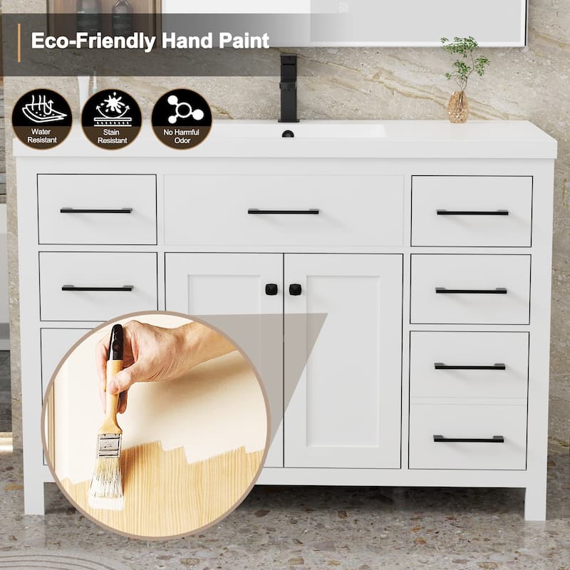 Sink Bathroom Vanity with Counter top Set