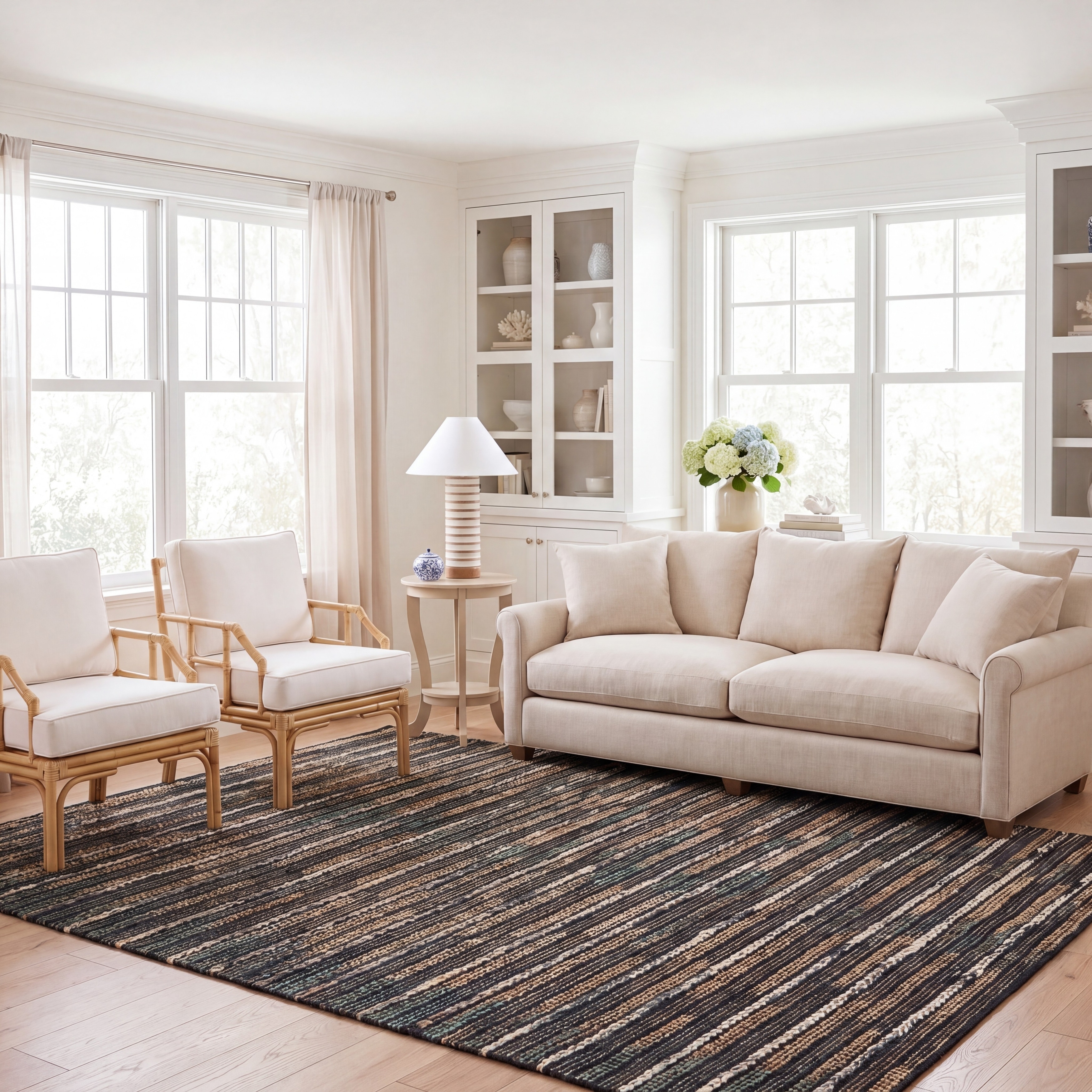 SAFAVIEH Flatweave Natural Tziona Ellen Jute Rug