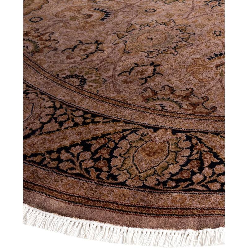 Overdyed One-of-a-Kind Hand-Knotted Area Rug - Beige - 7' 1" x 7' 1"