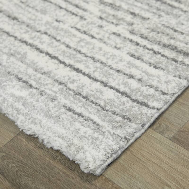 Madera Striped Contemporary Area Rug